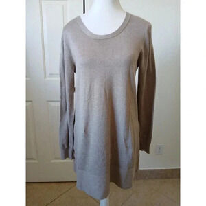 Devotion by Cyrus Women Brown Pullover Sweater Size Medium Long Sleeve